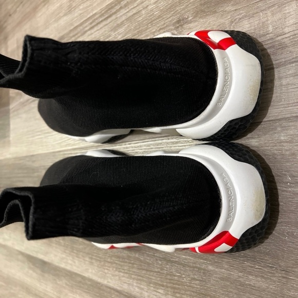 Balenciaga Speed Trainers Red Grafitti - Picture 4 of 12